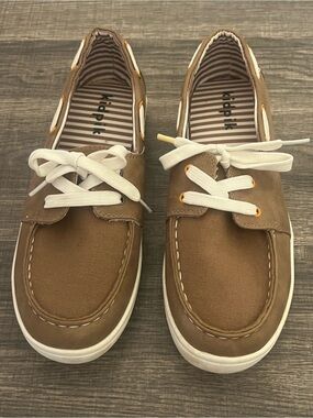 Kidpik Boy Canvas Boat Shoes -Size 5